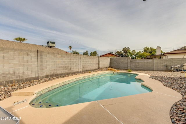 view of pool