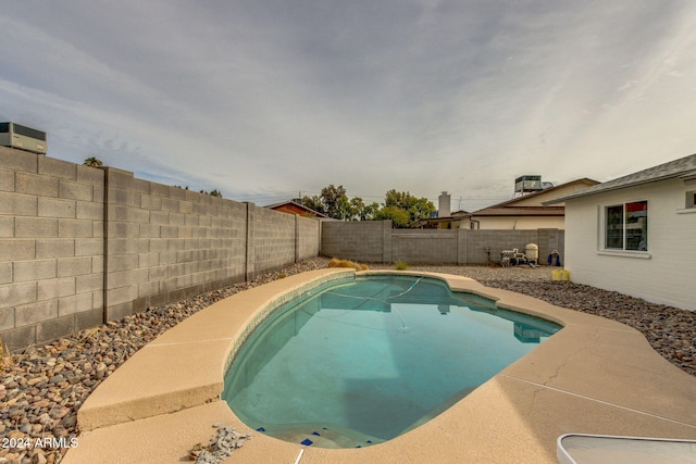 view of pool