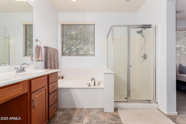 29751 N 119th Ln, Peoria, AZ 85383 - full bath featuring a shower stall, vanity, and a bath