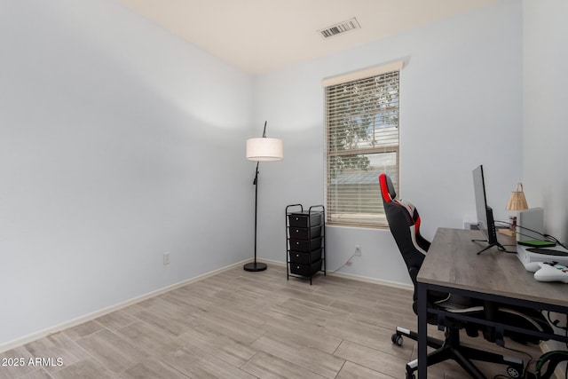 29751 N 119th Ln, Peoria, AZ 85383 - home office with light wood-type flooring and baseboards