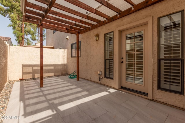 8540 N Central Ave Unit 6, Phoenix, AZ 85020 - fenced backyard featuring a patio area and a pergola