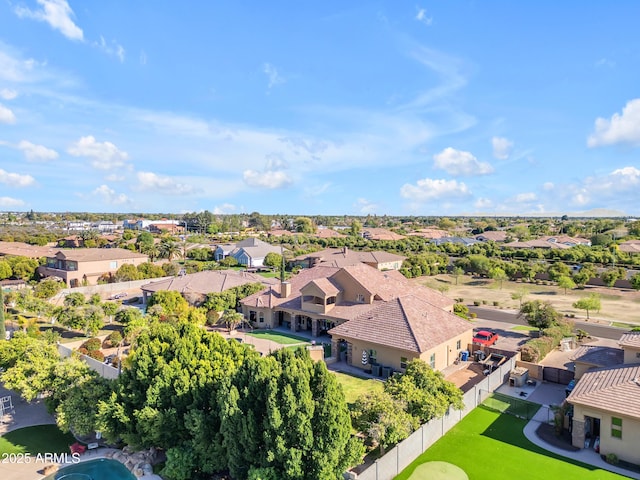 birds eye view of property featuring a residential view