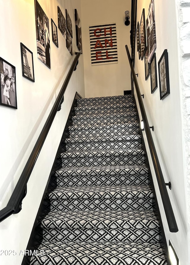 view of staircase