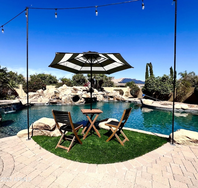 view of pool