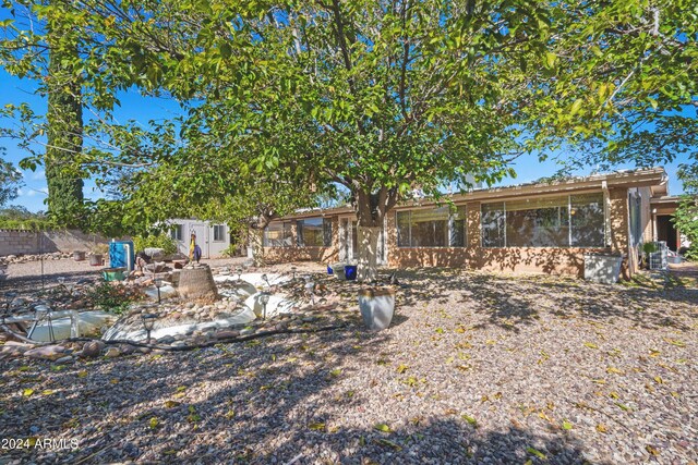 view of rear view of house