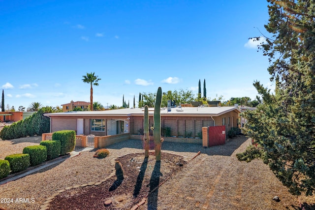 view of ranch-style home