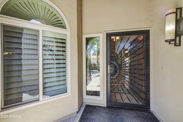 view of entrance to property