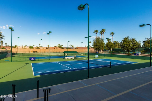 view of sport court