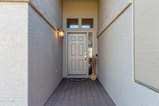 view of property entrance