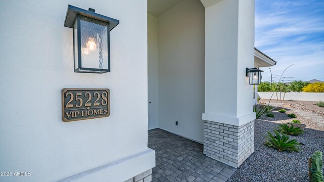 25228 S Star Dr, Queen Creek, AZ 85142 - view of exterior entry featuring stucco siding