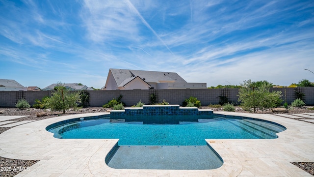 25228 S Star Dr, Queen Creek, AZ 85142 - view of swimming pool featuring a fenced in pool and a fenced backyard