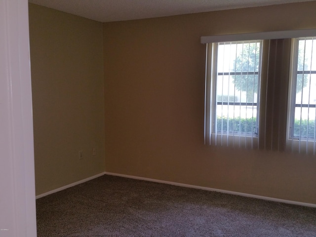 empty room with carpet floors