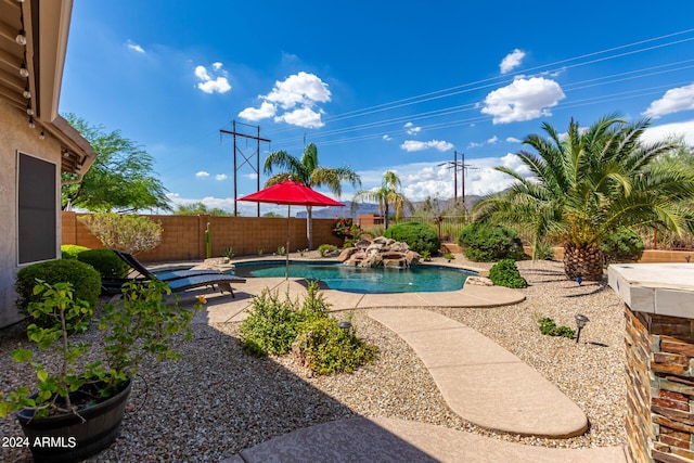 10902 E Silver Mine Rd, Gold Canyon, AZ 85118 - view of swimming pool featuring a patio