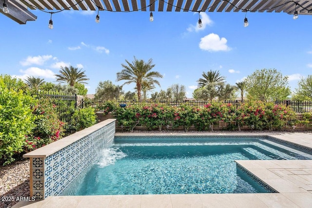 175 E Santa Lucia Ln, Queen Creek, AZ 85140 - view of pool with a fenced in pool and a fenced backyard