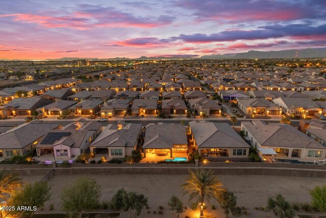 175 E Santa Lucia Ln, Queen Creek, AZ 85140 - drone / aerial view featuring a residential view