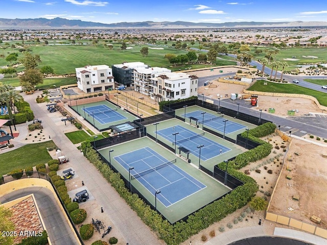 175 E Santa Lucia Ln, Queen Creek, AZ 85140 - drone / aerial view featuring a mountain view