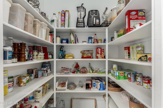 view of pantry