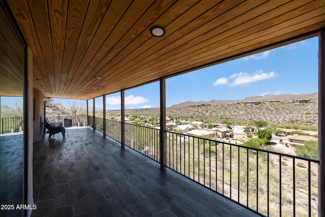 15261 E Golden Eagle Blvd, Fountain Hills, AZ 85268 - patio / terrace with a mountain view