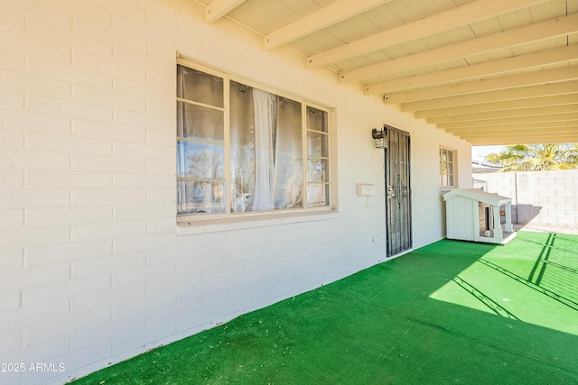 view of patio