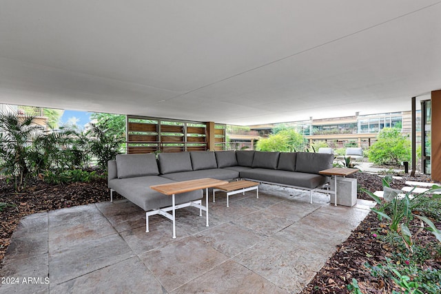 view of patio / terrace with outdoor lounge area