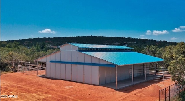 2404 W Palmer Dr, Payson, AZ 85541 - stable featuring a forest view