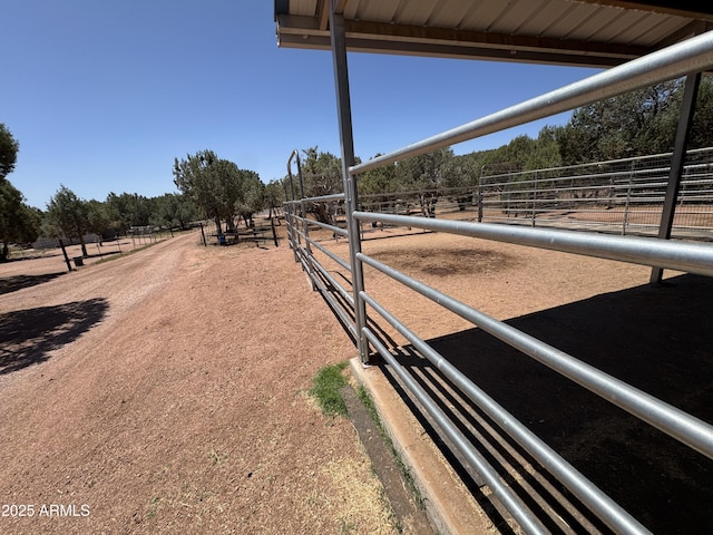2404 W Palmer Dr, Payson, AZ 85541 - horse barn featuring a view of rural / pastoral area