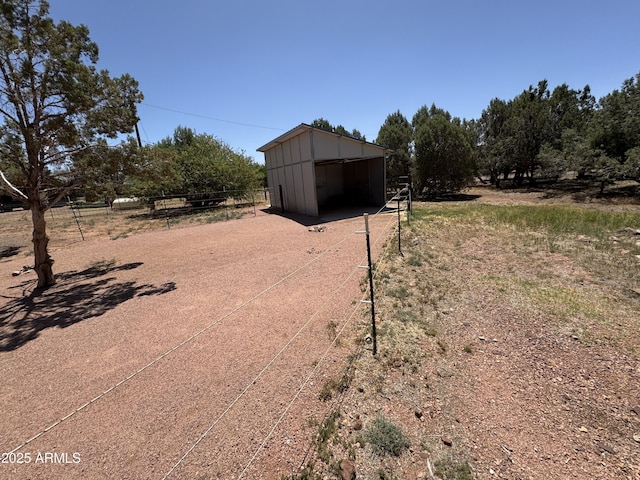 2404 W Palmer Dr, Payson, AZ 85541 - view of yard with a pole building and an outbuilding