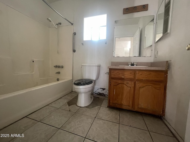 403 E 6th St, Douglas, AZ 85607 - bathroom featuring shower / bathtub combination, vanity, and tile patterned floors