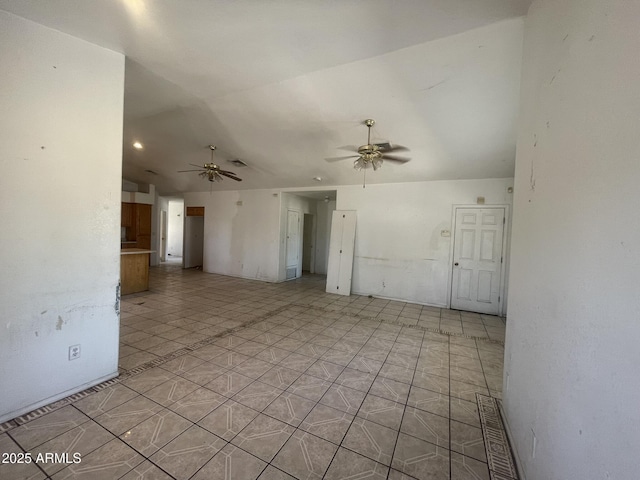 403 E 6th St, Douglas, AZ 85607 - spare room with ceiling fan and lofted ceiling