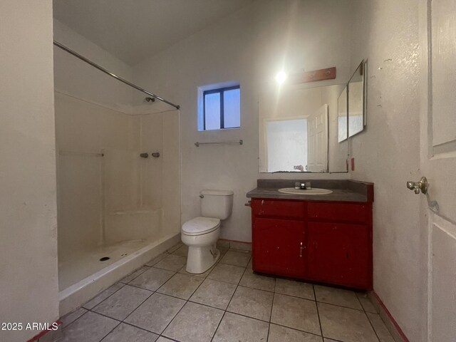 403 E 6th St, Douglas, AZ 85607 - full bathroom featuring vanity, a shower, and tile patterned flooring