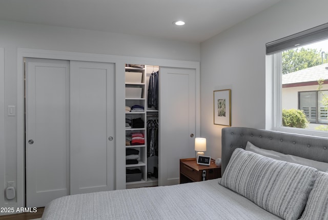 1839 E Palo Verde Dr, Phoenix, AZ 85016 - bedroom featuring a closet and recessed lighting