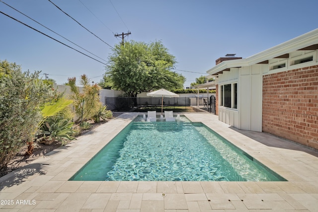 1839 E Palo Verde Dr, Phoenix, AZ 85016 - view of swimming pool with a fenced backyard