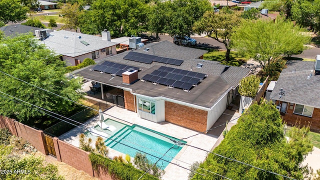1839 E Palo Verde Dr, Phoenix, AZ 85016 - aerial view of property and surrounding area featuring a pool