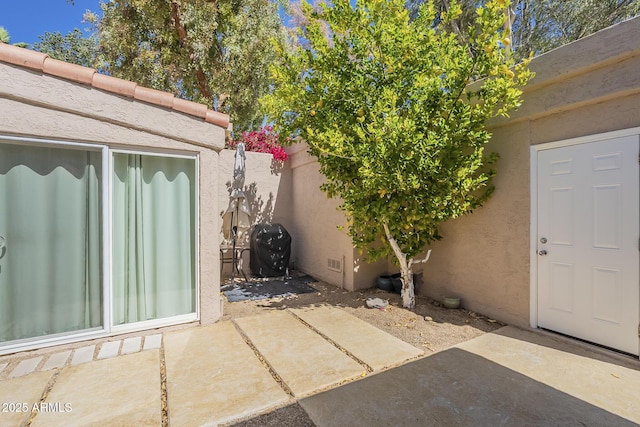 view of patio / terrace with fence