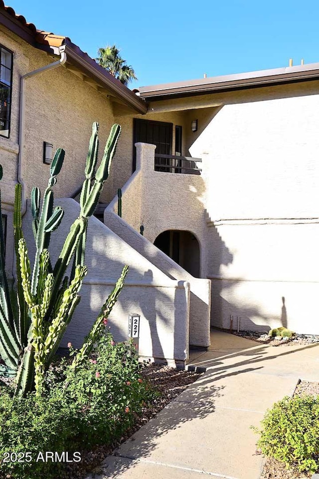 view of property exterior