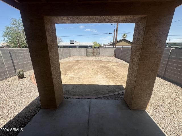 view of patio