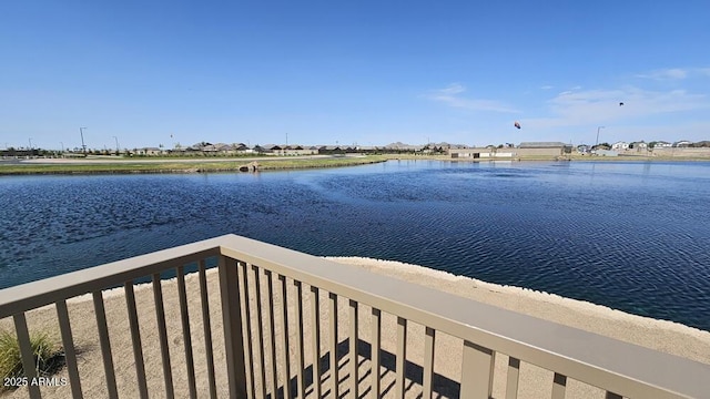 view of water feature