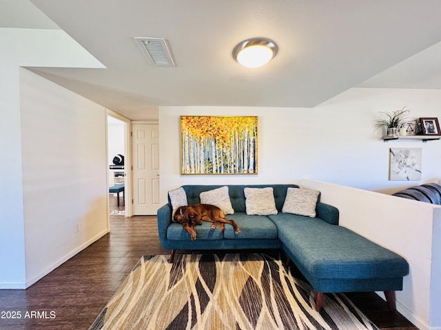 8343 E Edward Ave, Scottsdale, AZ 85250 - living room featuring wood finished floors and baseboards