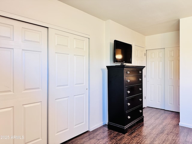 8343 E Edward Ave, Scottsdale, AZ 85250 - bedroom featuring dark wood finished floors and a closet