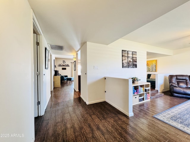 8343 E Edward Ave, Scottsdale, AZ 85250 - hall featuring dark wood-style flooring