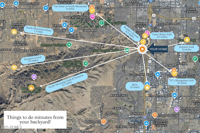 8841 S 48th St Unit 1, Phoenix, AZ 85044 - map of property / related area