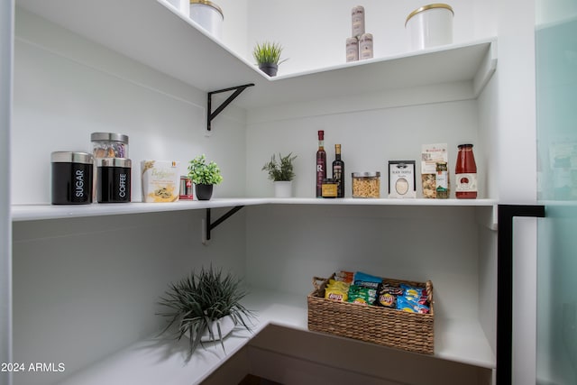 view of pantry