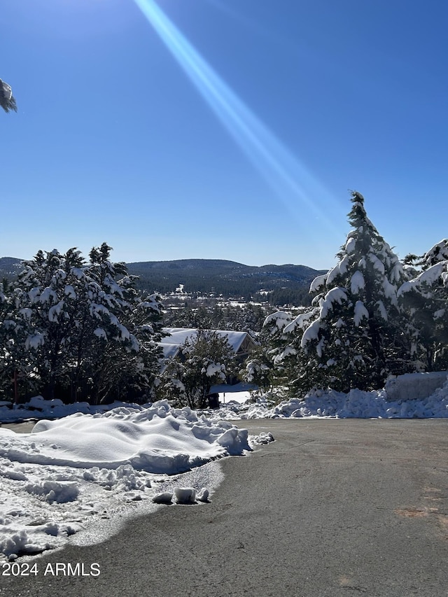 view of mountain view