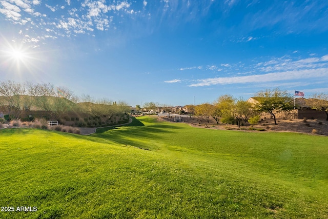 exterior space with a lawn