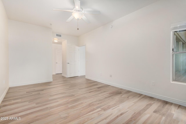 5450 E Deer Valley Dr Unit 1211, Phoenix, AZ 85054 - unfurnished room featuring light wood-type flooring and a ceiling fan