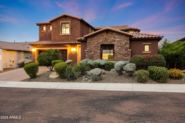 view of mediterranean / spanish home