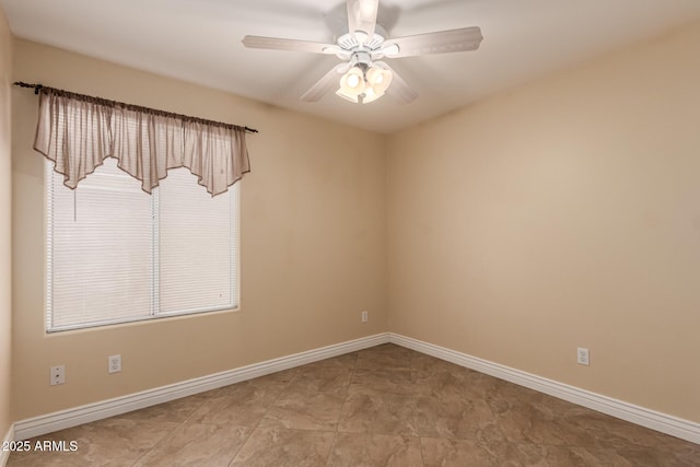 1395 E Runaway Bay Dr, Chandler, AZ 85249 - empty room featuring baseboards and ceiling fan
