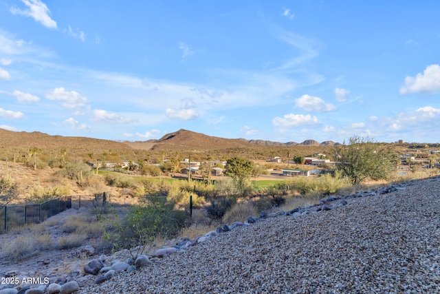 view of mountain feature