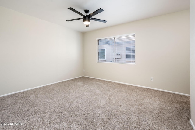 3324 S Parkside Dr, Tempe, AZ 85282 - unfurnished room with carpet and a ceiling fan