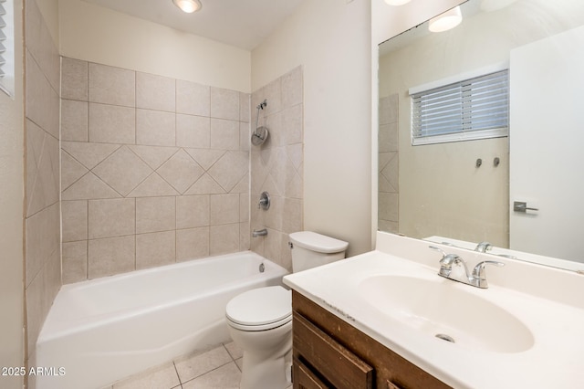 3324 S Parkside Dr, Tempe, AZ 85282 - full bath with vanity, tile patterned floors, and  shower combination